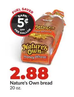 Hy-Vee Nature's Own bread offer