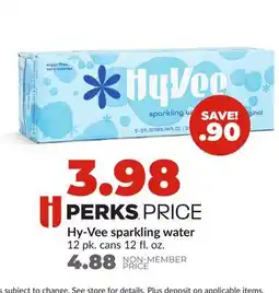 Hy-Vee Hy-Vee sparkling water offer