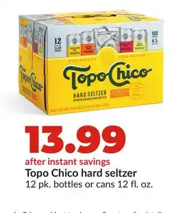 Hy-Vee Topo Chico hard seltzer offer