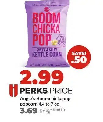 Hy-Vee Angie's Boomchickapop popcorn offer
