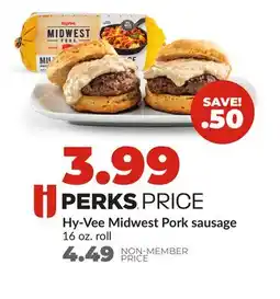 Hy-Vee Hy-Vee Midwest Pork sausage offer