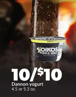 Hy-Vee Dannon yogurt offer