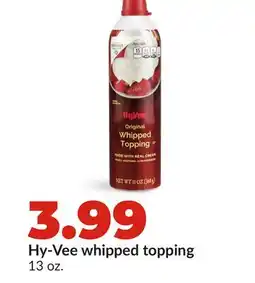 Hy-Vee Hy-Vee whipped topping offer