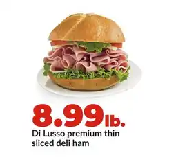 Hy-Vee Di Lusso premium thin sliced deli ham offer