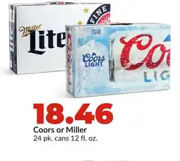 Hy-Vee Coors or Miller offer