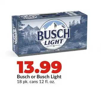 Hy-Vee Busch or Busch Light offer