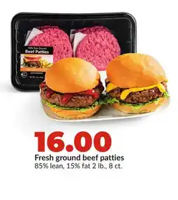 Hy-Vee Fresh ground beef patties offer