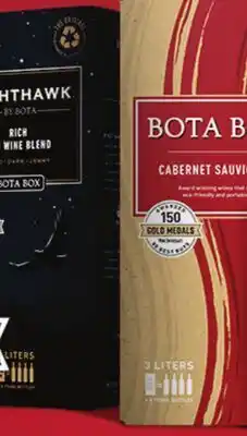 Hy-Vee Bota Box wine offer