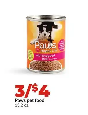 Hy-Vee Paws pet food offer