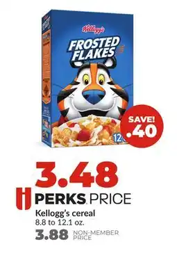 Hy-Vee Kellogg's cereal offer