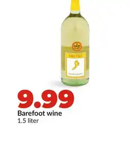 Hy-Vee Barefoot wine offer