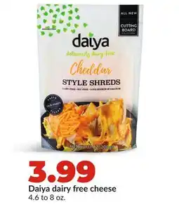 Hy-Vee Daiya dairy free cheese offer