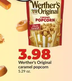 Hy-Vee Werther's Original caramel popcorn offer