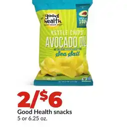 Hy-Vee Good Health snacks offer