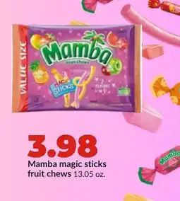 Hy-Vee Mamba magic sticks fruit chews offer