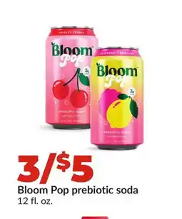 Hy-Vee Bloom Pop prebiotic soda offer