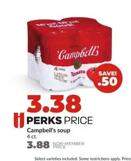 Hy-Vee Campbell's soup offer