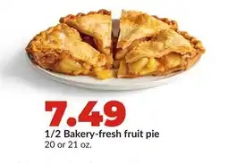 Hy-Vee 1/2 Bakery-fresh fruit pie offer
