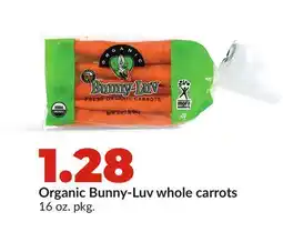 Hy-Vee Organic Bunny-Luv whole carrots offer