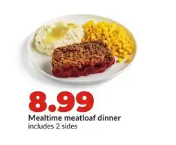 Hy-Vee Mealtime meatloaf dinner offer