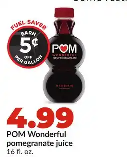 Hy-Vee POM Wonderful pomegranate juice offer