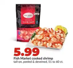 Hy-Vee Fish Market cooked shrimp offer