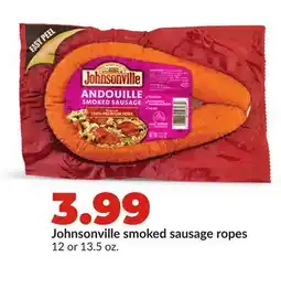 Hy-Vee Johnsonville smoked sausage ropes offer