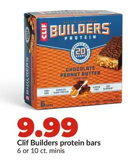 Hy-Vee Clif Builders protein bars offer