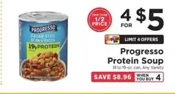 ShopRite Progresso Protein Soup offer