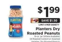ShopRite Planters Dry Roasted Peanuts offer