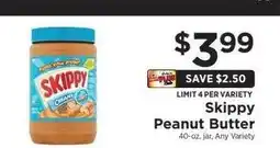 ShopRite Skippy Peanut Butter offer