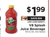 ShopRite V8 Splash Juice Beverage offer