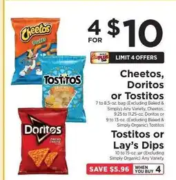 ShopRite Cheetos, Doritos or Tostitos offer