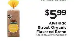 ShopRite Alvarado Street Organic Flaxseed Bread offer