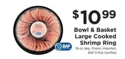 ShopRite Bowl & Basket Large Cooked Shrimp Ring offer