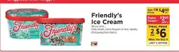 ShopRite Friendly's Ice Cream offer