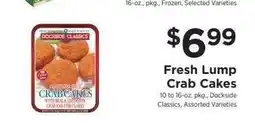 ShopRite Fresh Lump Crab Cakes offer