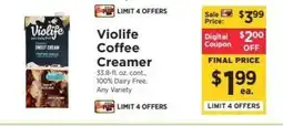 ShopRite Violife coffee creamer offer