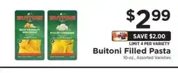 ShopRite Buitoni Filled Pasta offer
