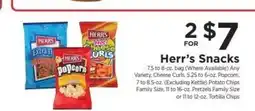 ShopRite Herr's Snacks offer