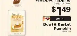ShopRite Bowl & Basket Pumpkin offer