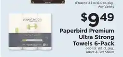 ShopRite Paperbird Premium Ultra Strong Towels 6-Pack offer