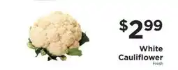 ShopRite White Cauliflower offer