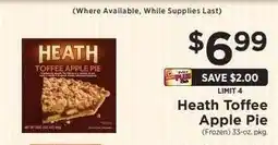 ShopRite Heath Toffee Apple Pie offer