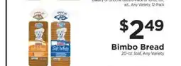 ShopRite Bimbo Bread offer
