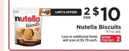 ShopRite Nutella Biscuits offer
