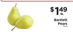 ShopRite Bartlett Pears offer