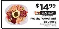 ShopRite Peachy Woodland Bouquet offer