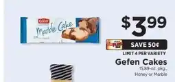 ShopRite Gefen Cakes offer