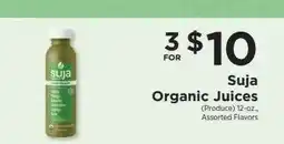 ShopRite Suja Organic Juices offer